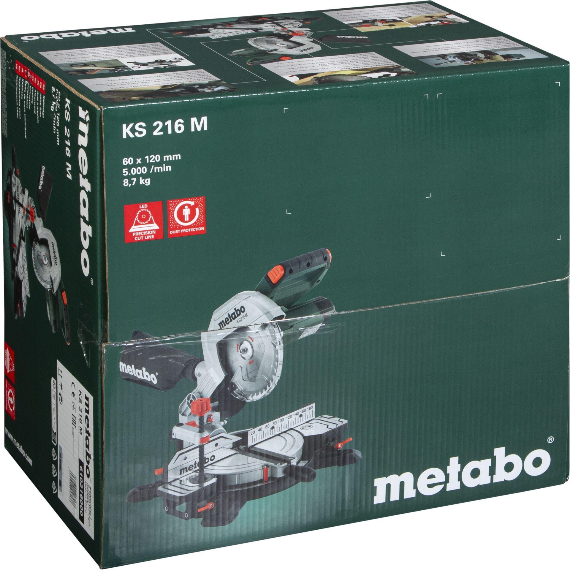 Metabo 610216000 Kappsäge 216mm 30mm 1100W