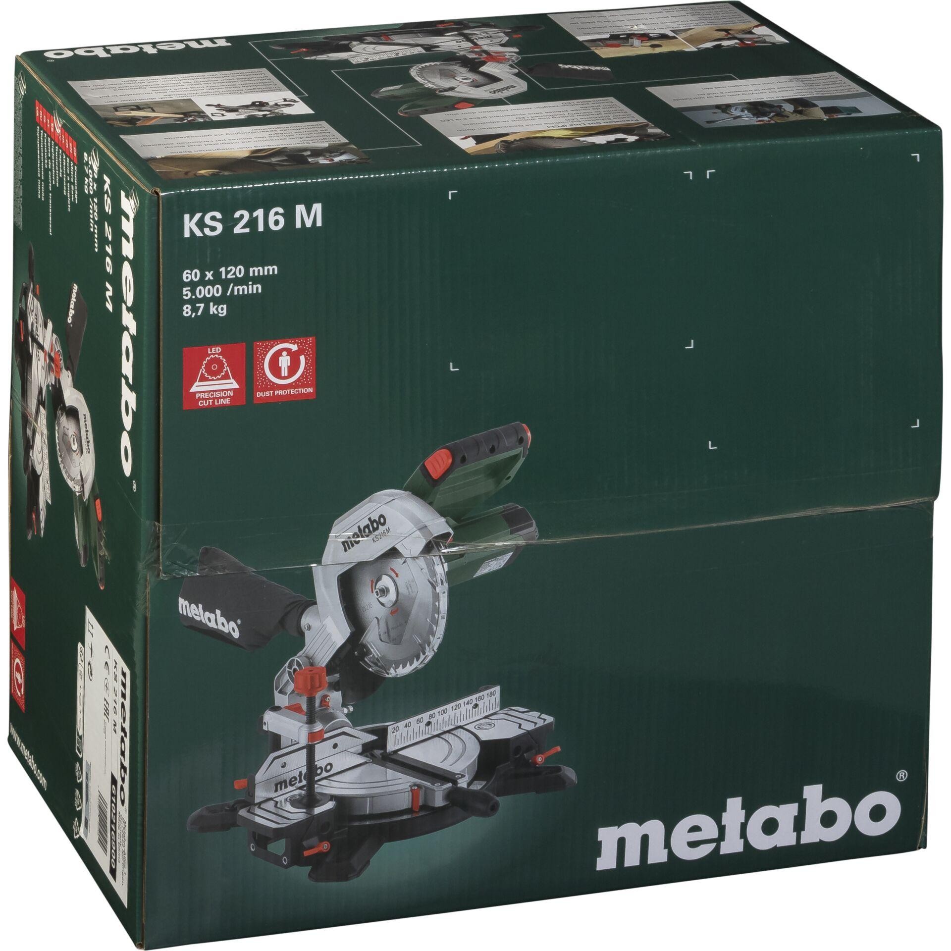 Metabo 610216900 Kappsäge 216mm 30mm 1100W