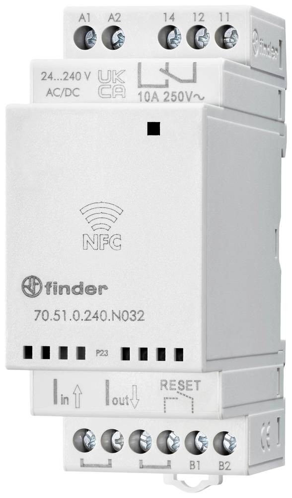 Finder Current NFC Monitoring Relay, Single Phase, SPDT, 0.8 - 1.1V