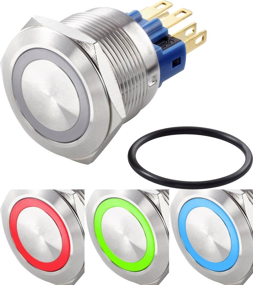 TRU COMPONENTS TC-7494636 Vandalismusgeschützter Druckschalter 250 V/