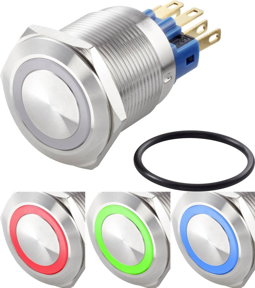 TRU COMPONENTS TC-7494644 Vandalismusgeschützter Druckschalter 250 V/