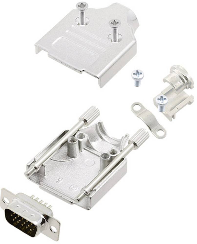 Amphenol L17MHDM09+L717HDE15P D-SUB Stiftleisten-Set 180° Polzahl: