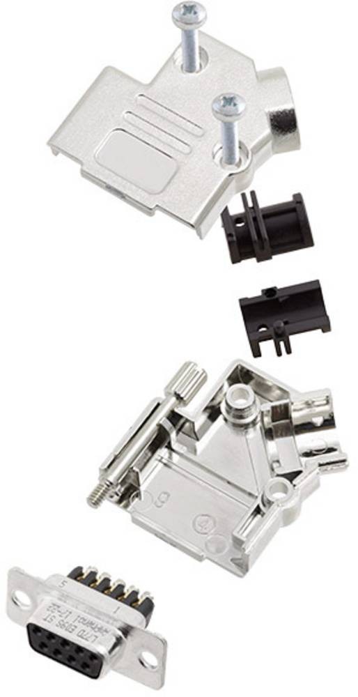 Amphenol L17D45PK-M-15+L77DA15SST D-SUB Buchsenleisten-Set 45°