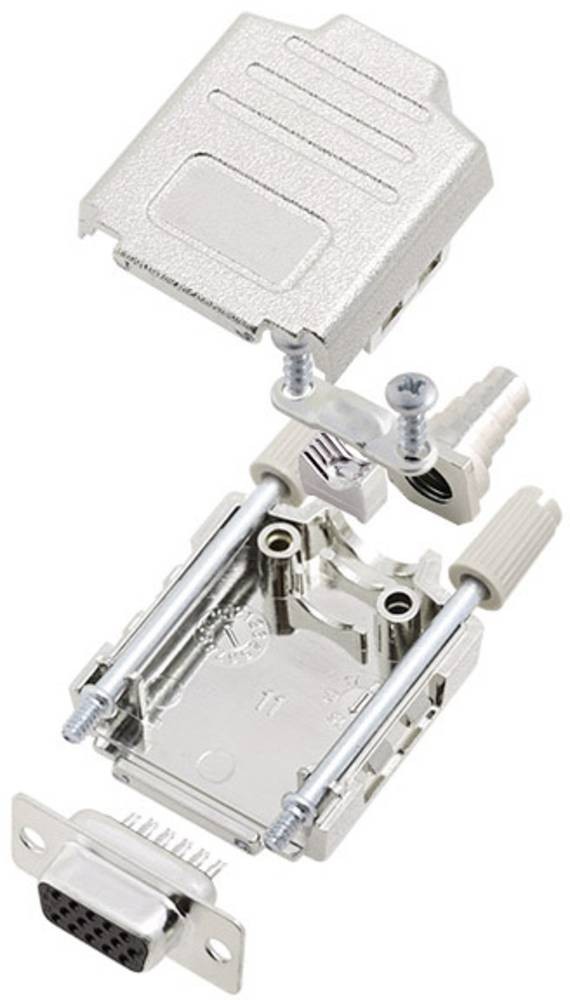 Amphenol L17DPPK15-M+L77HDA26S D-SUB Buchsenleisten-Set 180° Polzahl: