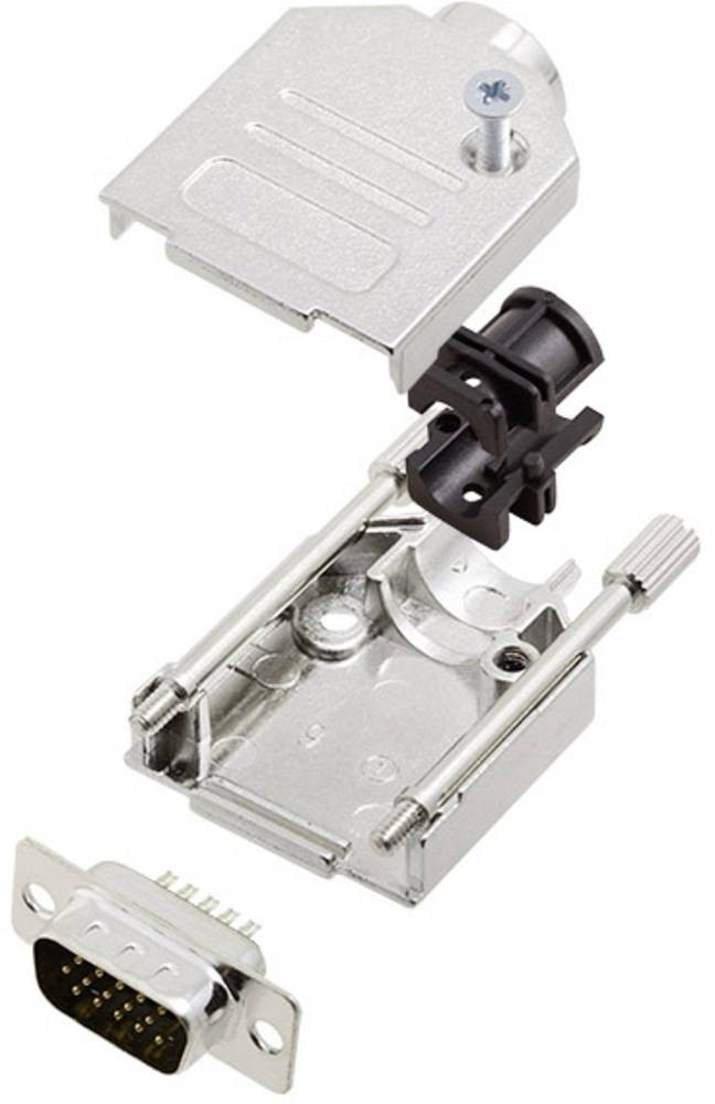 Amphenol L17DTZK09+L717HDE15P D-SUB Stiftleisten-Set 180° Polzahl: