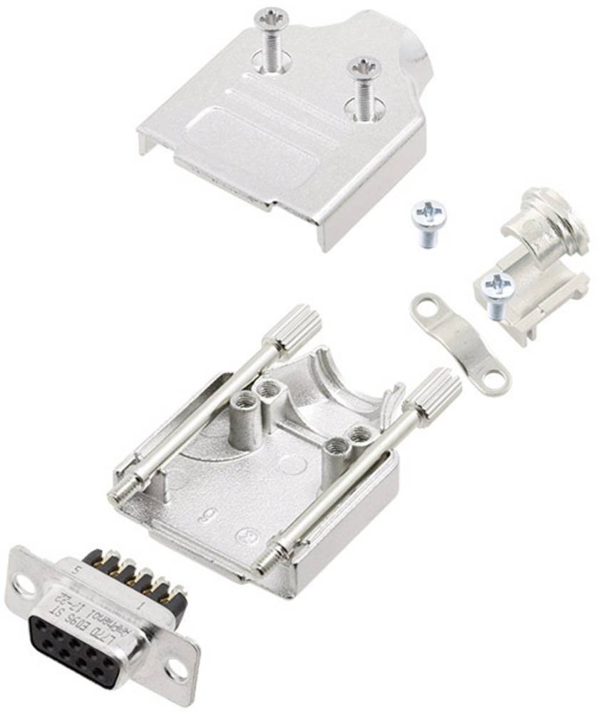 Amphenol L17MHDM09+L77DE09SST D-SUB Buchsenleisten-Set 180° Polzahl: