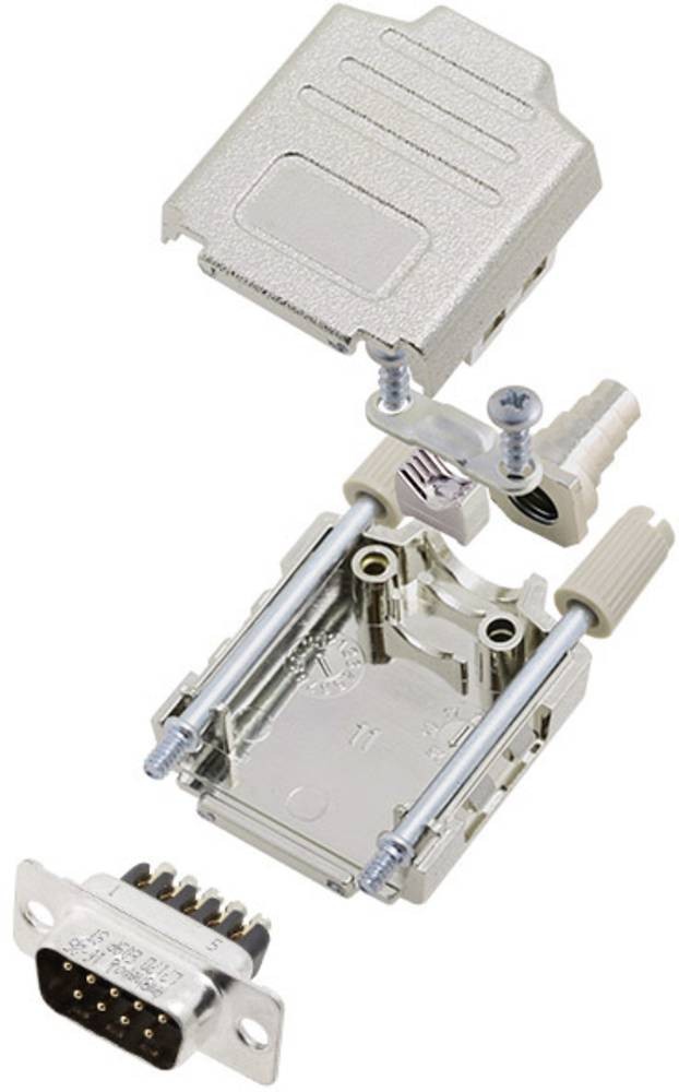 Amphenol L17DPPK09-M+L717DE09PST D-SUB Stiftleisten-Set 180° Polzahl: