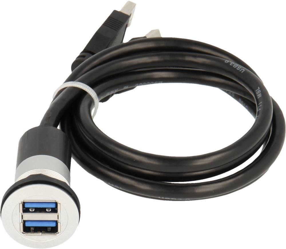 2 x USB 3.0 female A - 2 x USB 3.0 jack A RRJ_2USB3_150CM Schlegel