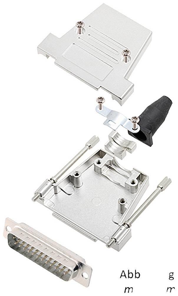 Encitech DTSL37-LJSRG-T-DBP-W-K 6355-8040-04 D-SUB Stiftleisten-Set
