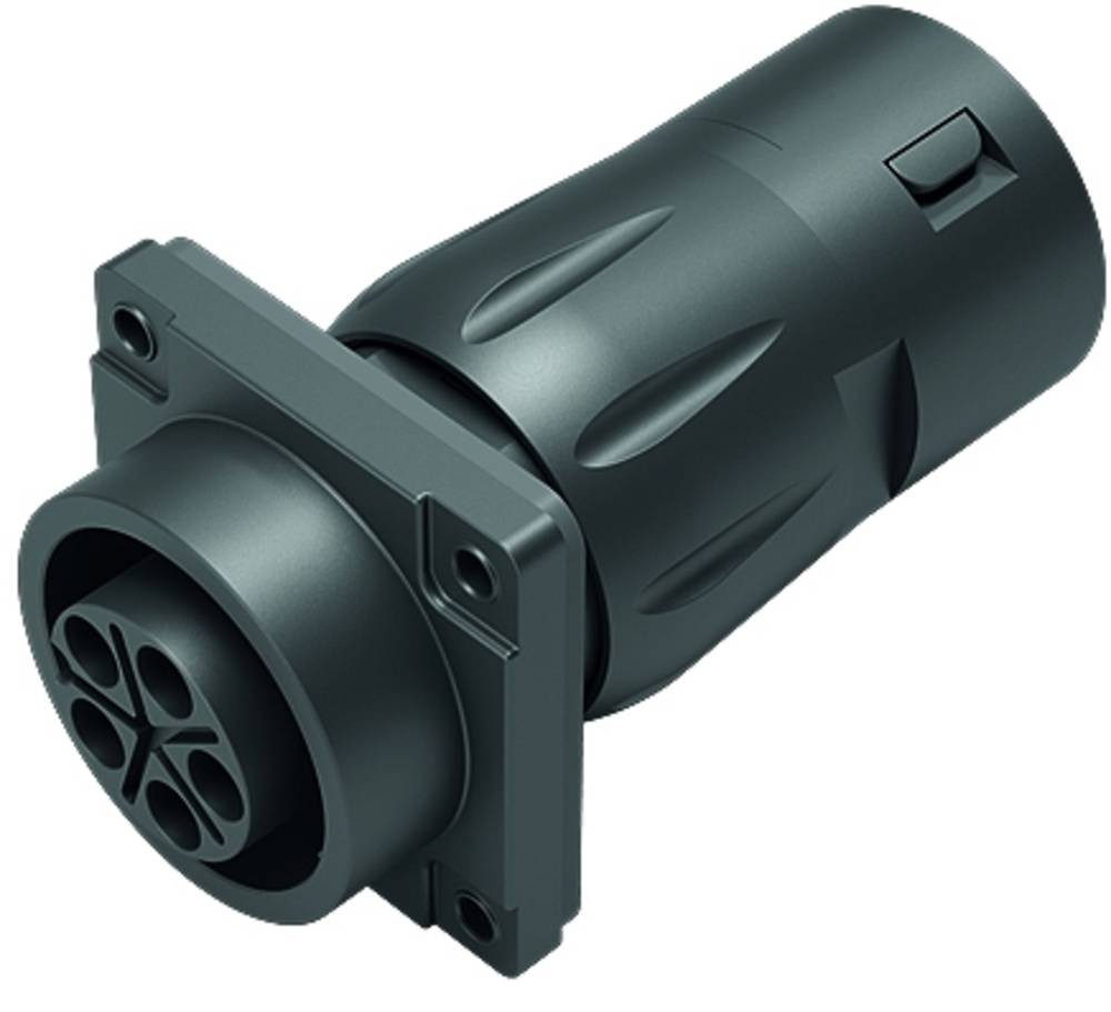 BINDER 09 6504 100 08 wire connector Bayonet Black - BINDER 09 6504