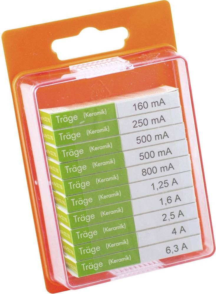 ESKA 122.850 122850 Feinsicherung-Sortiment (Ø x L) 5mm x 20mm Trä