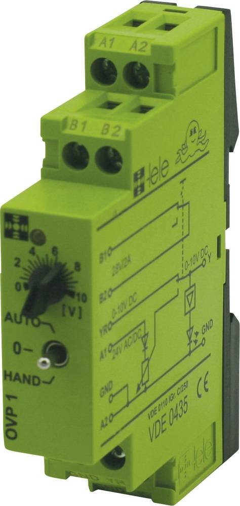 Tele OVP1 24 V/AC/DC 0 - 10V Koppelrelais 24 V/DC, 24 V/AC 1St.