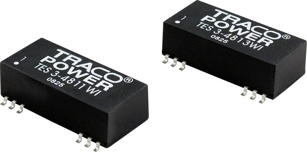 TracoPower TES 3-4823WI DC/DC-Wandler, SMD 48 V/DC 15 V/DC, -15 V/DC