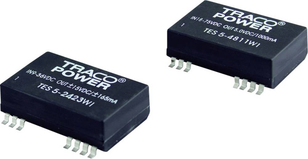 TracoPower TES 5-2413WI DC/DC-Wandler, SMD 24 V/DC 5 V/DC 200mA 5W
