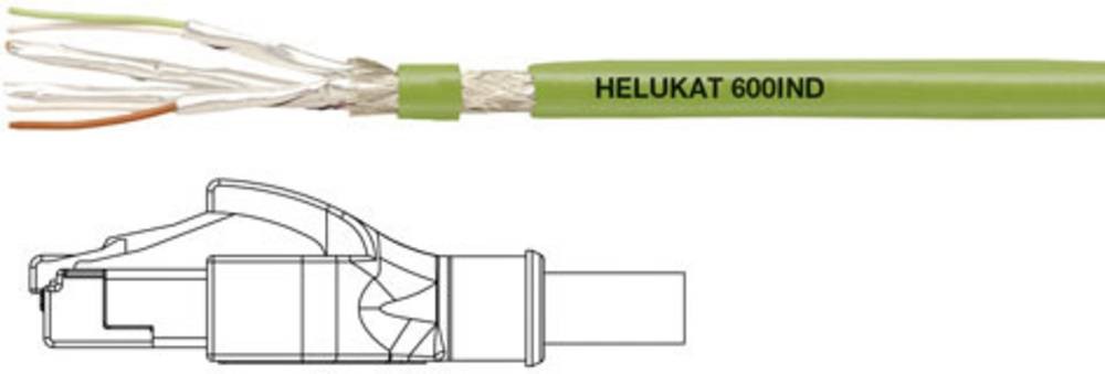 HELUKABEL 806620 networking cable Black, Green 2 m Cat6a SF/UTP (S-