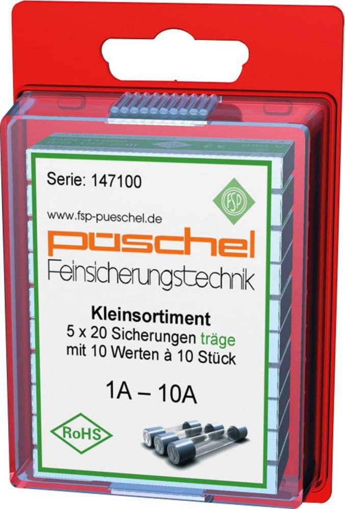 Püschel Feinsicherungen SORTI03TB SORTI03TB Feinsicherung (Ø x L)