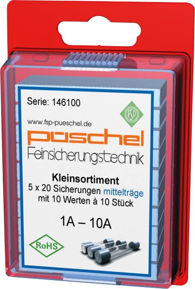 Püschel Feinsicherungen SORTI02MB SORTI02MB Feinsicherung (Ø x L)