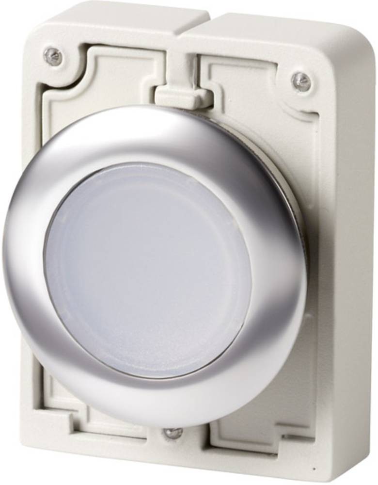 Eaton 182925 M30C-FDL-W Drucktaster flach, rund, verchromt white 1 pc(