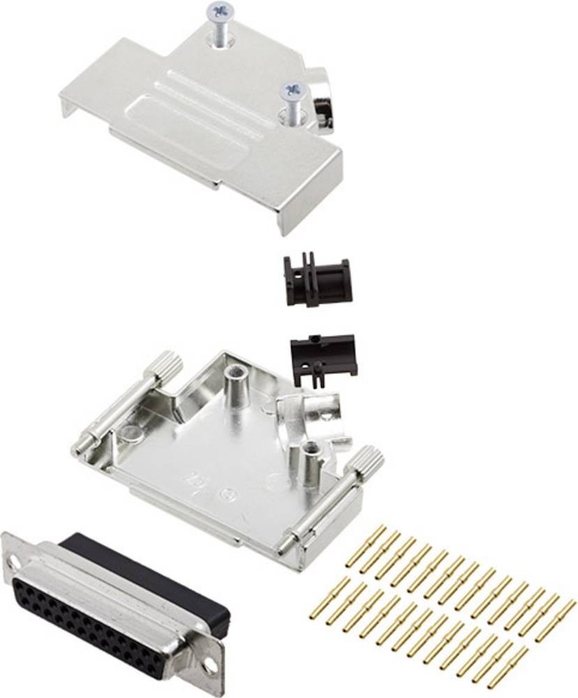 Encitech D45ZK25-DBCS-K 6355-0051-13 D-SUB Buchsenleisten-Set 45°