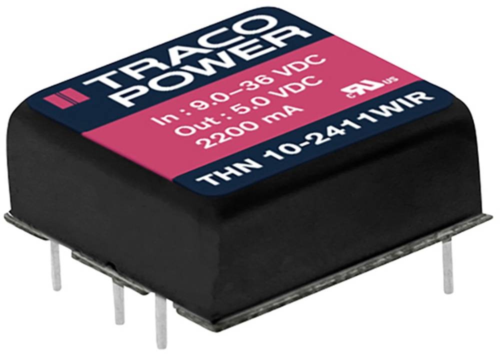 TracoPower THN 10-2411WIR DC/DC-Wandler, Print 2A 10W Anzahl Ausgä