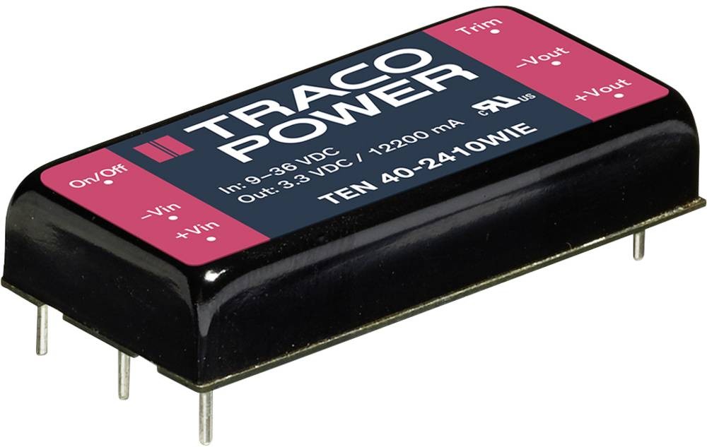 TracoPower TEN 40-2412WIE DC/DC-Wandler, Print 3.333A 40W Anzahl Ausg