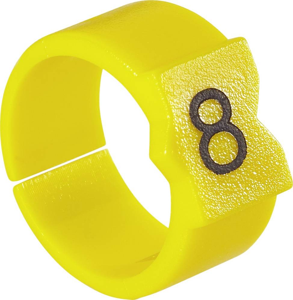 TE Connectivity STD15Y-2 Kennzeichnungsclip Aufdruck 2 Auß