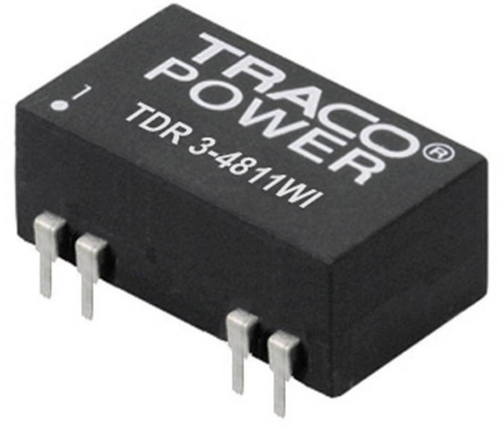 TracoPower TDR 3-2411WI DC/DC-Wandler, Print 24 V/DC 5 V/DC 600mA 3W