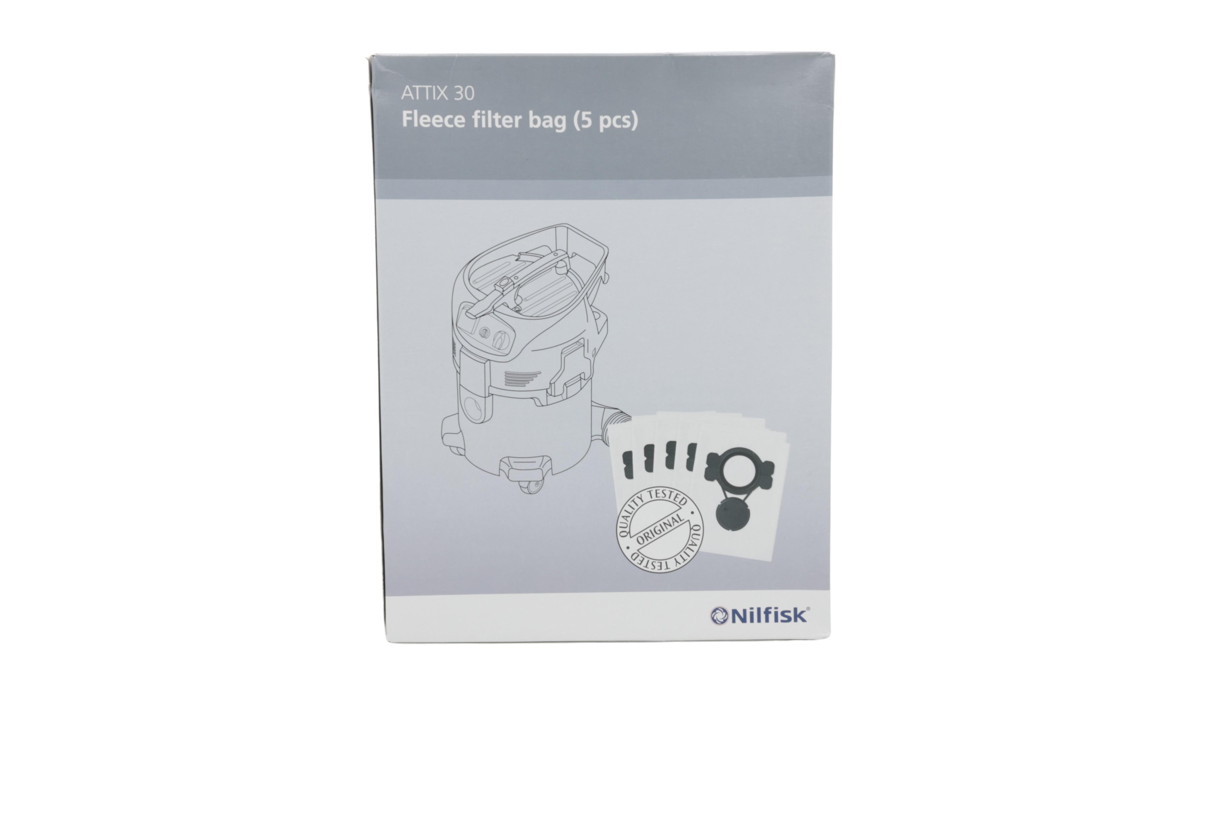 Nilfisk FLEECE FILTER BAG 5 PCS ATTIX 30 - Nilfisk FLEECE FILTER BAG