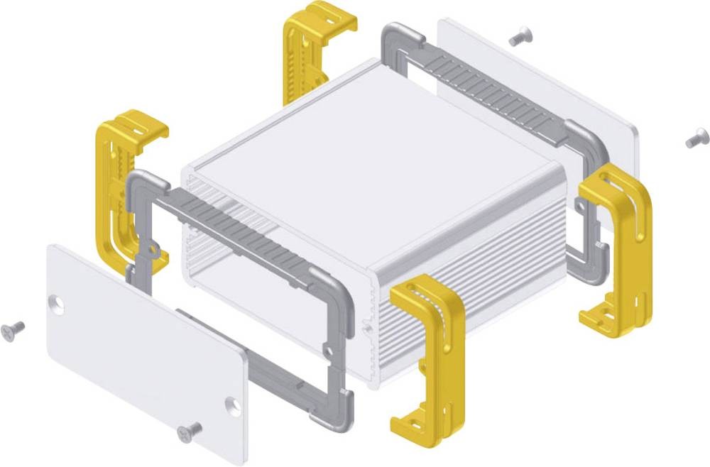 Fischer Elektronik FR 55 25 100 ME 10035341 Profil-boîte 114 x 63.6