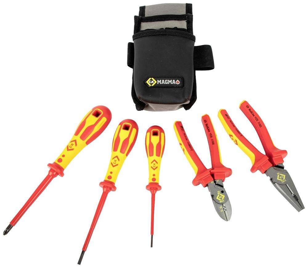 C.K T5980 T5980 Werkzeugset Elektriker, Techniker, VDE 6teilig