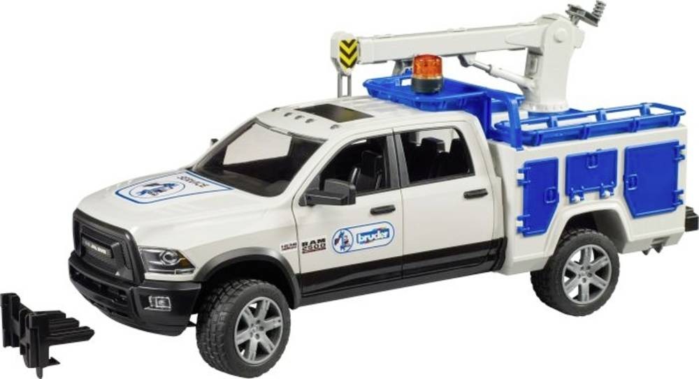 BRUDER RAM 2500 Camion de service avec grue et gyrophare - BRUDER RAM