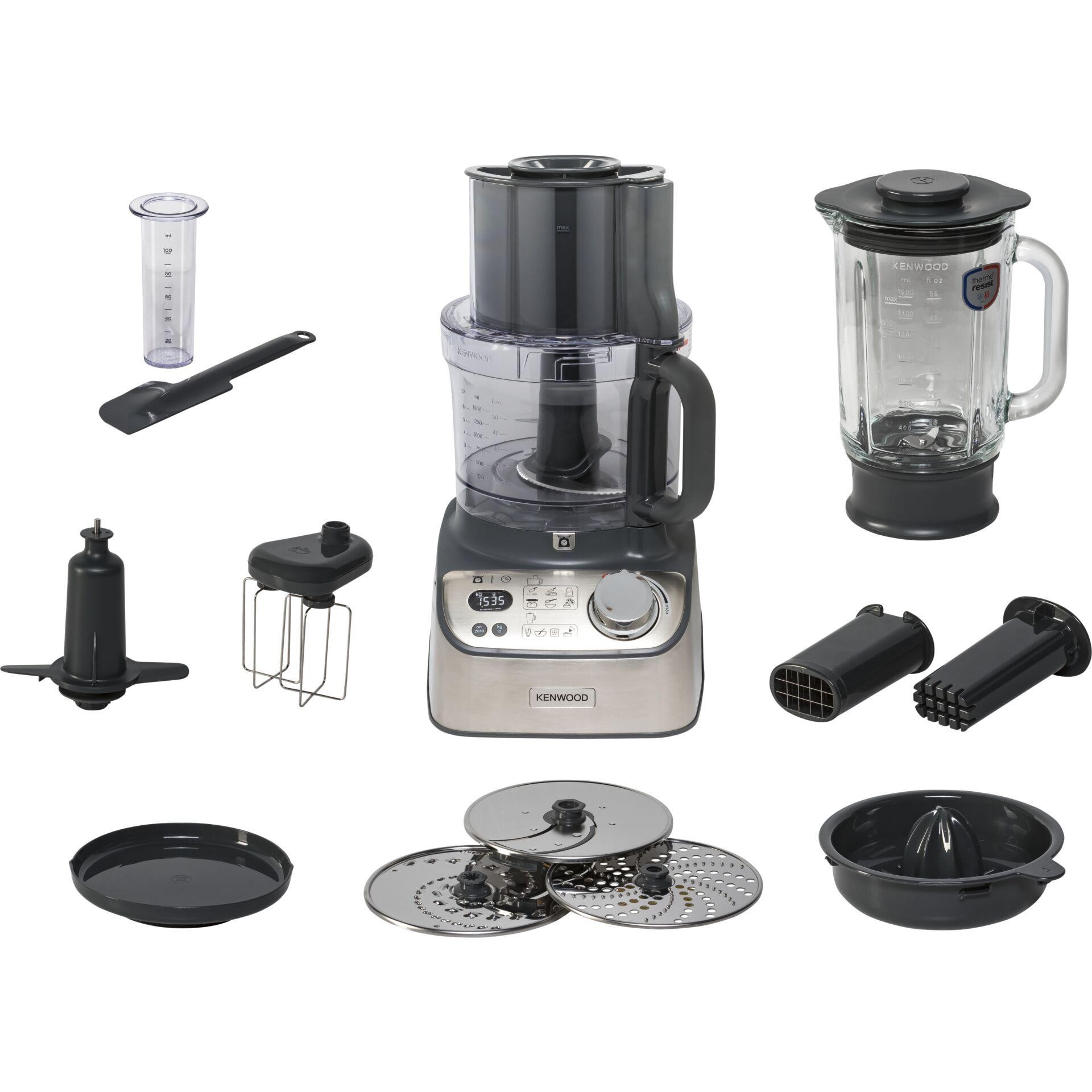 Kenwood FDM72.990SS M Titanium Chef Baker XL Küchenmaschine silber