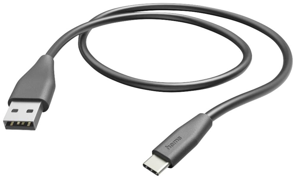 Hama USB-Ladekabel USB 2.0 USB-A Stecker, USB-C Stecker 1.50m