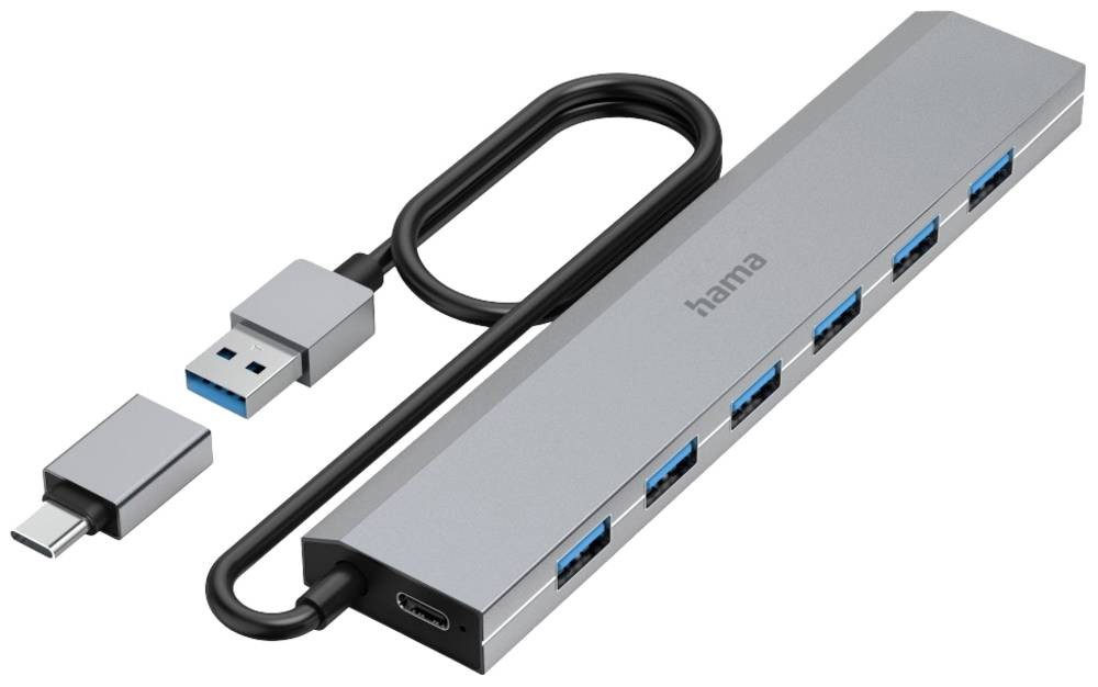 Hama 00200137 interface hub USB 3.2 Gen 1 (3.1 Gen 1) Type-A + Type-C