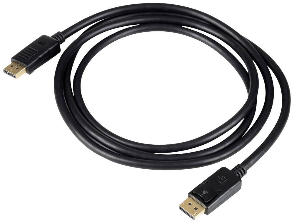 Akyga AK-AV-10 DisplayPort cable 1.8 m Black - Akyga AK-AV-10, 1.8 m,