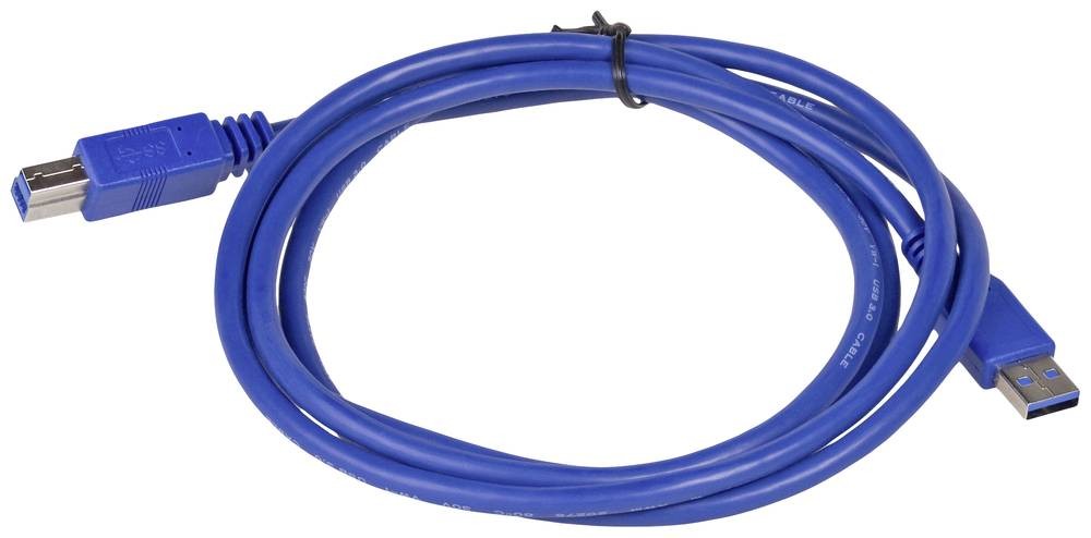 Akyga AK-USB-09 USB cable USB 3.2 Gen 1 (3.1 Gen 1) 1.8 m USB B USB A