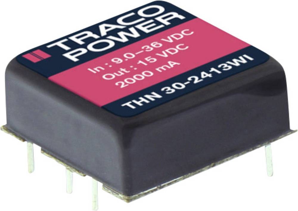 TracoPower THN 30-2415WI DC/DC-Wandler, Print 24 V/DC 24 V/DC 1.25A