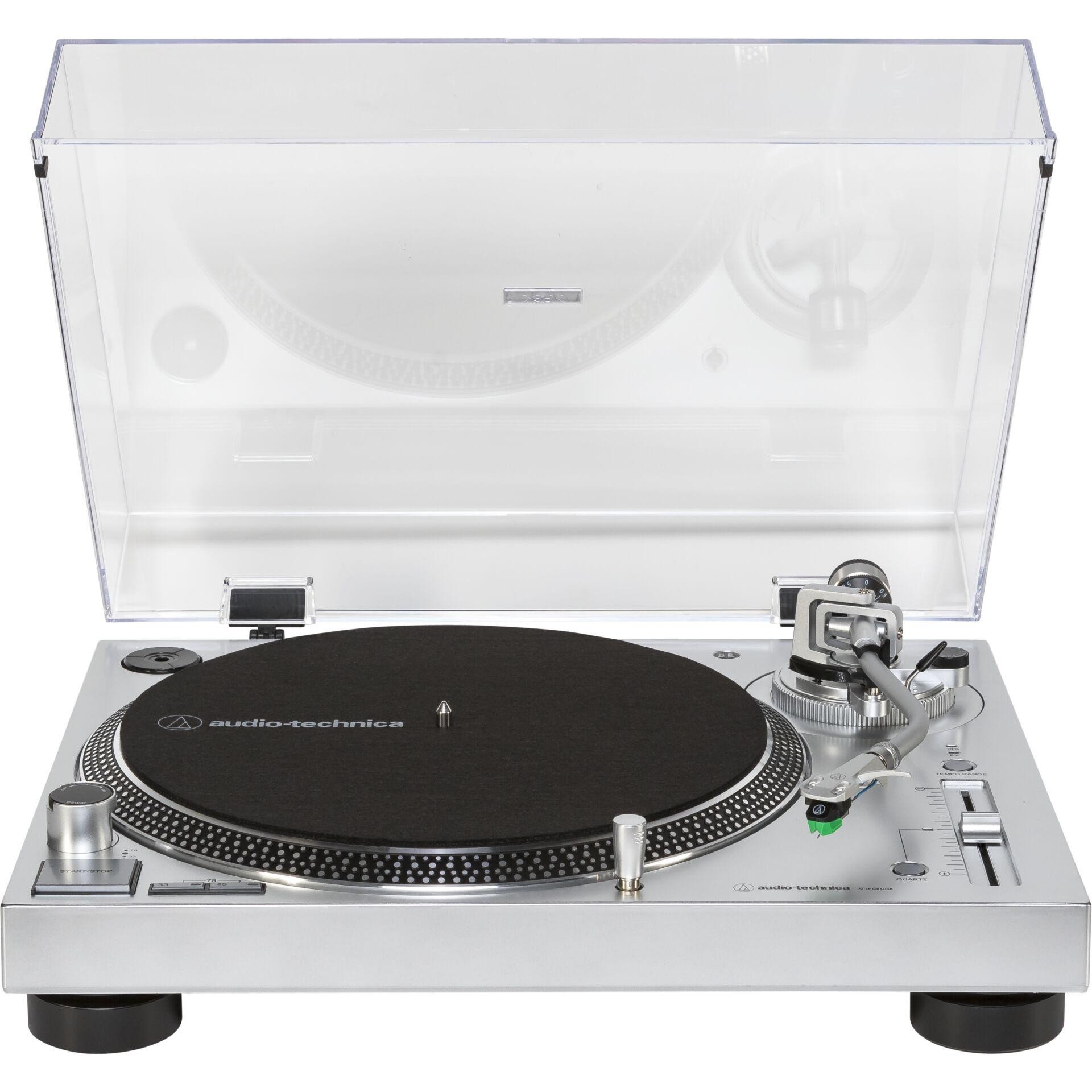 Audio-Technica AT-LP120X Direct drive audio turntable Silver Manual -