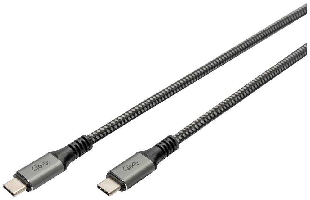 Digitus USB-C 4.0 - Cable de conexión USB-C, 1 m - Digitus USB-C 4.0