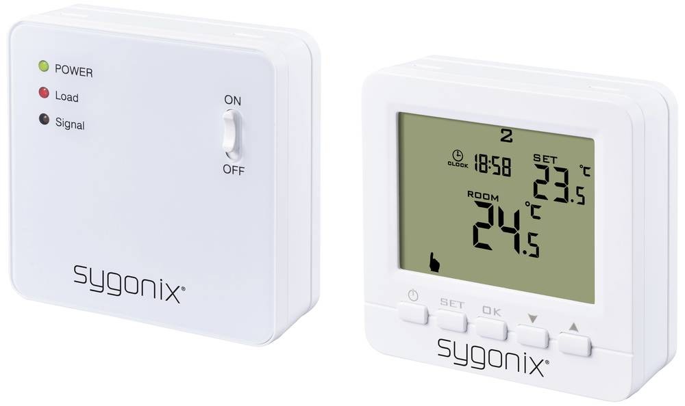 Sygonix SY-5470190 Funk-Raumthermostat Aufputz Wochenprogramm 1 pc(s)