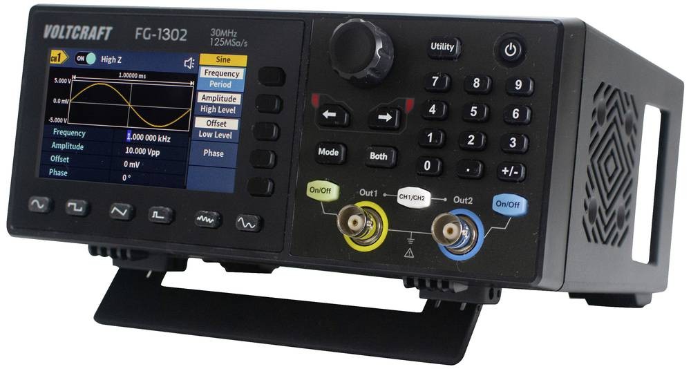 VOLTCRAFT FG-1302 Funktionsgenerator netzbetrieben 1 μHz - 30MHz 2-