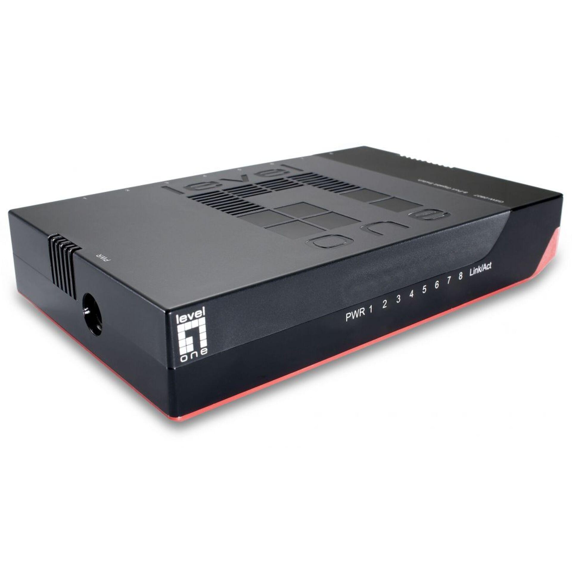 LevelOne 8-Port Gigabit Switch - LevelOne 8-Port Gigabit Switch,