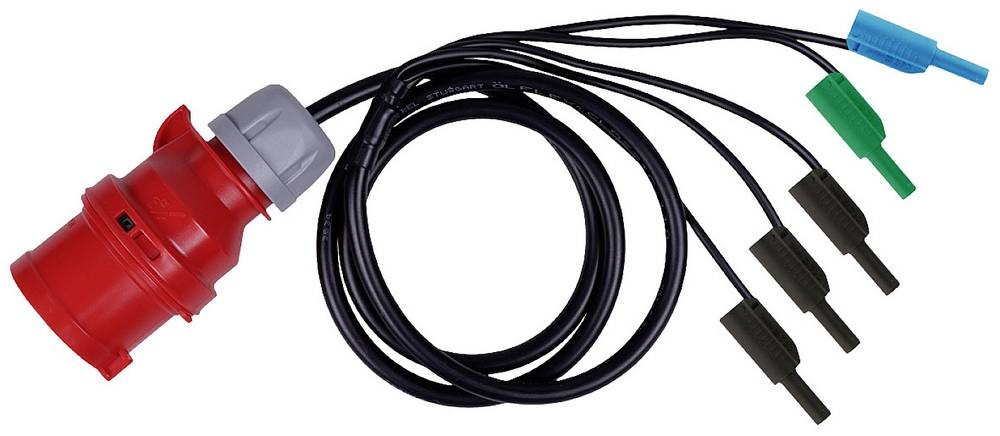 Metrel A 1641 Messadapter CEE-clutch 16A 3polig - Bananenplug 4mm