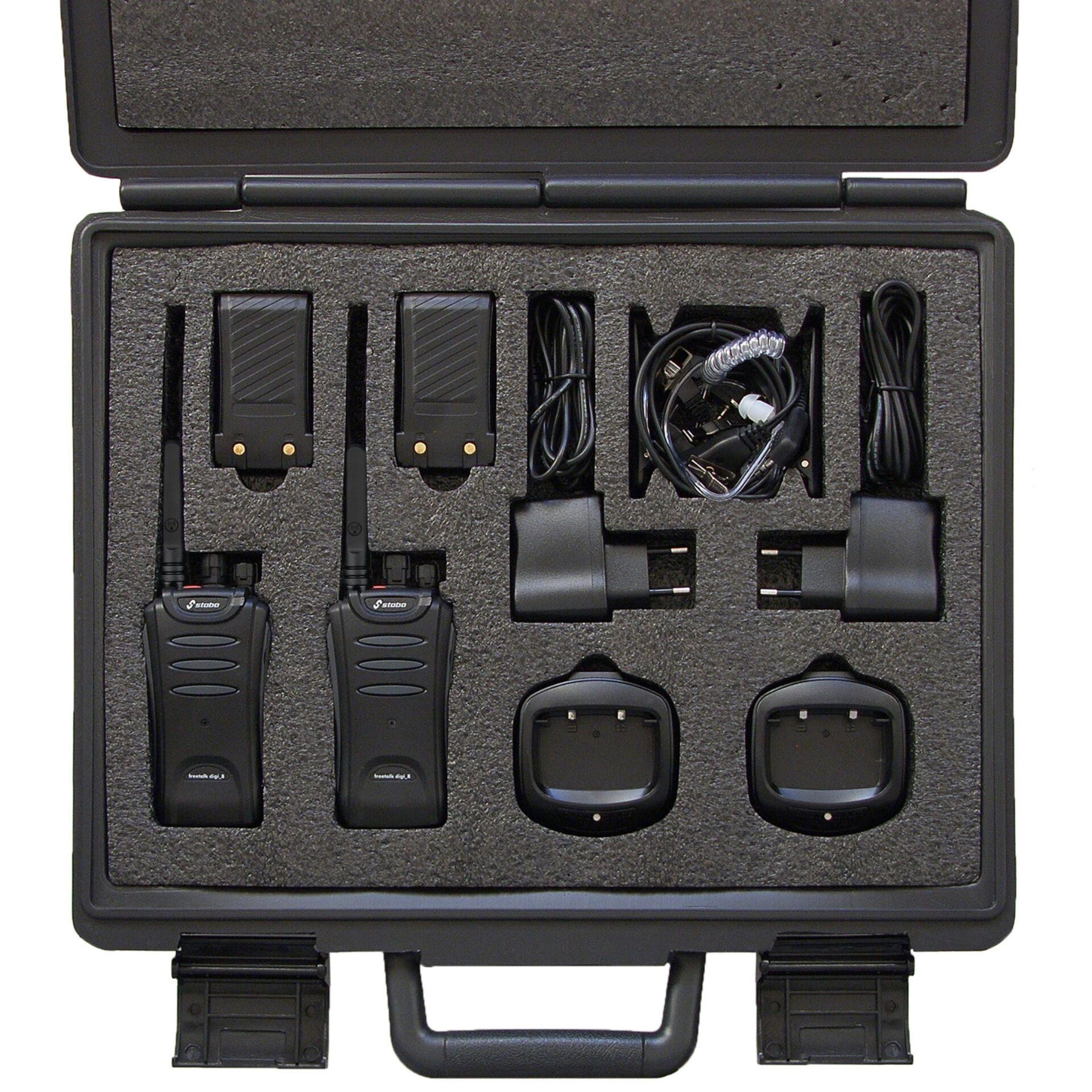 Stabo freetalk digi_8 two-way radio 8 channels Black - Stabo freetalk
