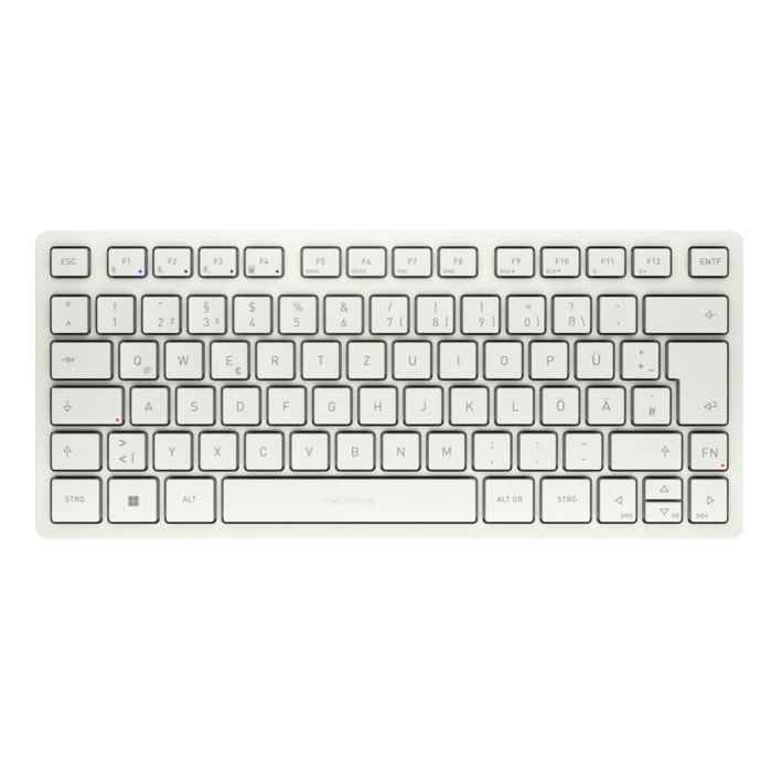 Cherry Tastatur kabellos KW7100 MINI BT milchweiß