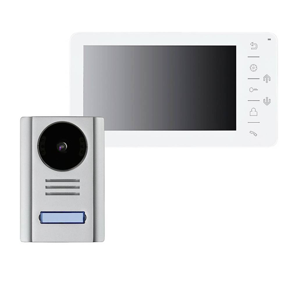Indexa VT38 système vidéophone 17,8 cm (7") Argent, Blanc - Indexa
