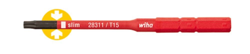 Wechselkl.SlimBit electric TORX T 8x75mm VDE isol.WIHA