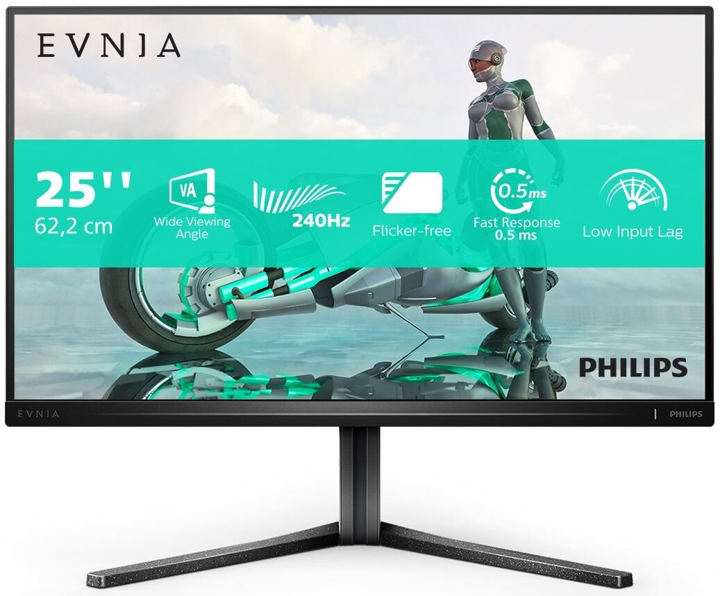 62,2cm/24,5" (1920x1080) Philips Evnia 25M2N3200W/00 16:9 VA 1ms