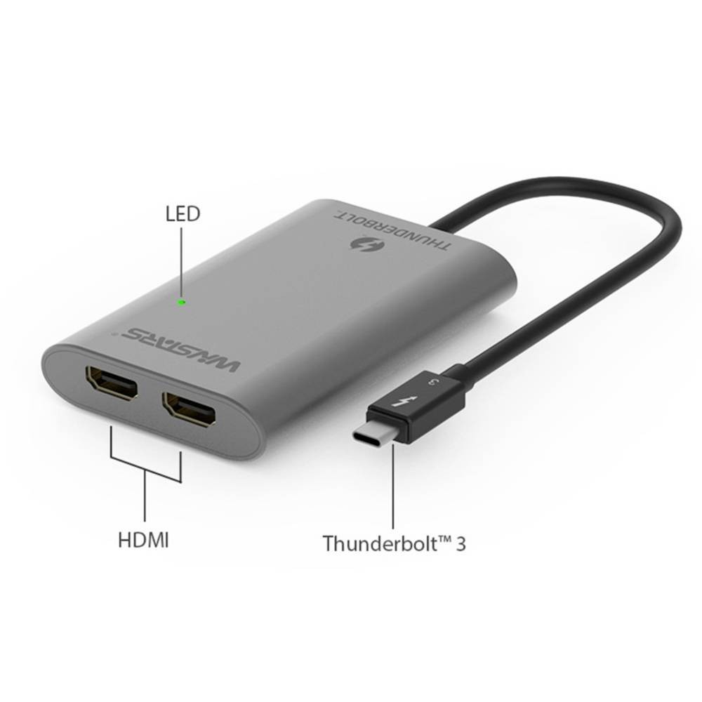 Wavlink WS-UTA02H Thunderbolt / HDMI adaptor [1x Thunderbolt - 2x