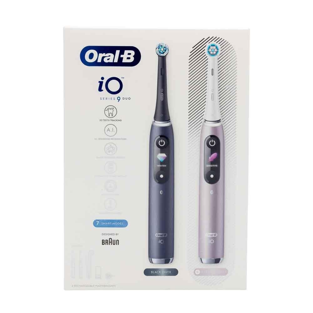 Braun Oral-B iO Series 9 Duo Black Onyx/Rose Quartz Elektrische Zahnb